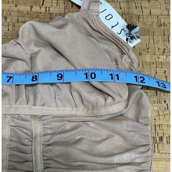 Corset Nude Crop Top Size Small Story On - Picture 7 of 7